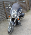 MOTON - Chrómovaný rám na predný blatník pre Kawasaki Vulcan VN1500 Classic