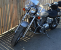 MOTON - Chrómovaný rám na predný blatník pre Honda Spirit VT1100