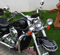 ROAD - Chrómový rám na predný blatník pre HONDA SHADOW VT750 C2, C4