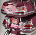 CHRÓMOVANÉ LIŠTY SPODNÉHO KUFRA S LED HONDA GL1800