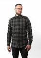 John Doe - Pánska motorkárska košeľa MOTOSHIRT GREY/BLACK