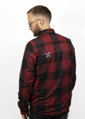 John Doe - Pánska motorkárska košeľa MOTOSHIRT RED - veľkosť  XXL