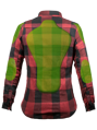 John Doe - Motorkárska kevlárová košeľa, dámska MOTOSHIRT WOMEN RED/BLACK