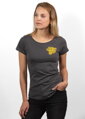 John Doe - Motorkárske tričko dámske T-SHIRT TIGER GREY WOMENS