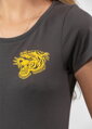 John Doe - Motorkárske tričko dámske T-SHIRT TIGER GREY WOMENS