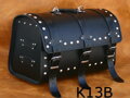 Kožená zadná brašňa - kufor - 1ks (K13B)