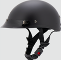 Retro motorkárska helma Braincap - matná čierna 