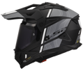 LS2 - Enduro / MX helma na motocykle MX702 PIONEER II HILL MATT BLACK WHITE-06