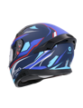Shiro - Katana sharp integrovaná / uzavretá helma na motocykel - matná modrá