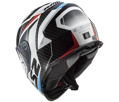 LS2 - Integrálna / uzavretá helma na motocykel FF800 STORM II RACER RED BLUE-06