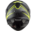 LS2 - Integrálna / uzavretá helma na motocykel FF800 STORM II NERVE M.BLACK H-V YELLOW-06