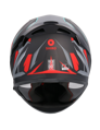 Shiro - Katana sharp integrovaná / uzavretá helma na motocykel - metalická sivá
