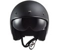 LS2 - Otvorená helma na motocykel OF601 BOB II SOLID čierna matná