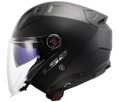 LS2 - Otvorená helma na motocykel OF603 INFINITY II SOLID MATT BLACK-06