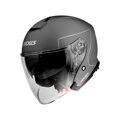 Axxis Solid A2 Otvorená helma na motocykel - matná sivá
