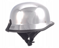 Retro motocyklová helma - chróm