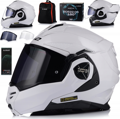 LS2 - Preklápacia helma na motocykel FF901 ADVANT X SOLID BIELA