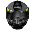 LS2 - Vyklápacia helma na motocykel - FF902 SCOPE MAX NARDO GREY H-V YELLOW