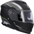 Shiro - Discover vyklápacia helma na motocykel - matná čierno / zelená