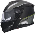 Shiro - Discover vyklápacia helma na motocykel - matná čierno / zelená