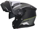 Shiro - Discover vyklápacia helma na motocykel - matná čierno / zelená