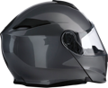Z1R - Solaris Vyklápacia motocyklová helma - lesklá šedá
