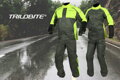 Trilobite - Raintec vodeodolné nepremokavé nohavice na motorku - grey/yellow fluo