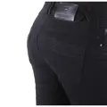 Street Racer - Stretch II dámske nohavice na motorku Slim Fit - čierne