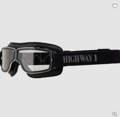 Highway - Retro motorkárske okuliare Chopper - číre