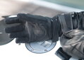 Shima Unica - Dámske kožené dlhé rukavice na motorku - čierne