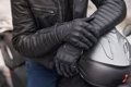 Shima Shadow - Pánske kožené rukavice na motorku - čierne