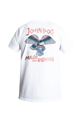 John Doe - Motorkárske tričko T-SHIRT Eagle - biele