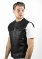 John Doe - kožená motorkárska vesta JOHN DOE MC OUTLAW VEST JDW3002 - veľkosť L