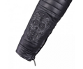 Dámská kožená bunda W-TEC Strass - čierna 