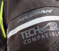 Pánska textílna bunda na motocykel Nazran Thron Tech-Air  black/grey/fluo