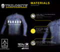 Dámská džínová bunda Trilobite 2095 Parado Tech-Air čierna