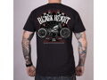 Pánske motorkárske tričko BLACK HEART CHOPPER RACE 