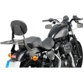 Opierka spolujazdca s nosičom pre Harley Davidson Sportster - čierna