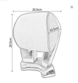 Opierka spolujazdca pre Yamaha N-Max 125 2025