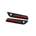 LED osvetlenie bočných kufrov pre Harley Davidson 2014-2022 čierno - červené