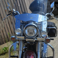 MOTON - Rampa na prídavné svetlá + svetlá pre  YAMAHA ROAD STAR 1700 WILD STAR 1600