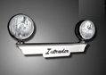 MOTON - Rampa na prídavné svetlá + LED svetlá pre Suzuki Intruder VS1400