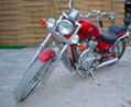 MOTON - Rampa na prídavné svetlá + svetlá pre Suzuki Intruder VS1400