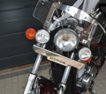MOTON - Rampa na prídavné svetlá + LED svetlá pre Honda Shadow VT 600