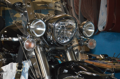 ROAD - Rampa na prídavné svetlá s úchytom smeroviek pre Yamaha Midnight Star XVS 1300