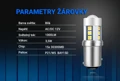 LED žiarovka P21/5W BAY15D 15SMD 3,5W bielá