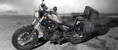 Ochranný rám motora H&B pre Honda Rebel CMX 500  2017-2025 čierny