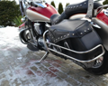 Zadný padací rám + ochranný rám na bočné brašne - Kawasaki VN 900