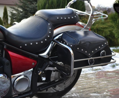 Zadný padací rám + ochranný rám na bočné brašne - Kawasaki VN 900