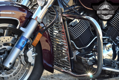MOTON - Predný padací rám YAMAHA DRAG STAR 650 CLASIC - lesklý čierny